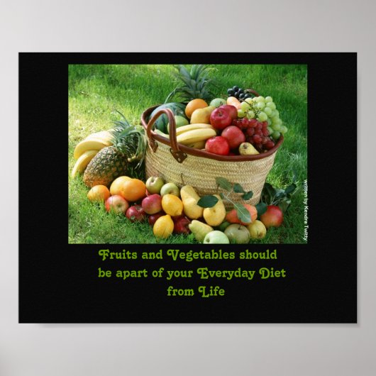 Obst Poster (Vorne)