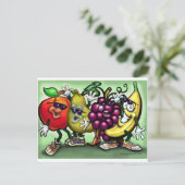 Obst Postkarte (Stehend Vorderseite)