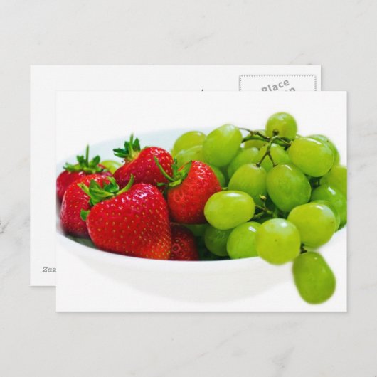 Obst Postkarte (Vorne/Hinten)