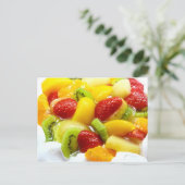 Obst Postkarte (Stehend Vorderseite)