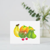 Obst Postkarte (Stehend Vorderseite)