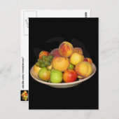 Obst Postkarte (Vorne/Hinten)