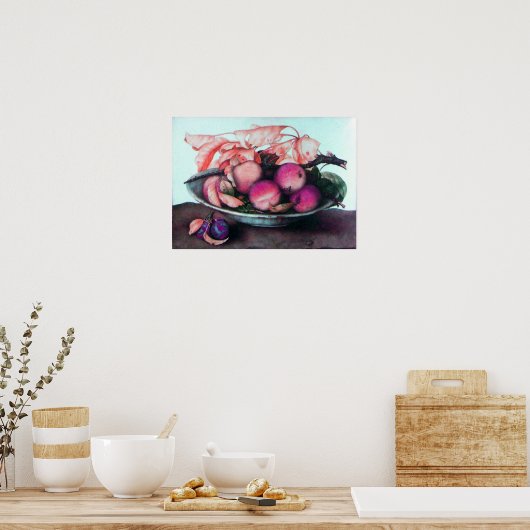 OBST/PUNKTE UND PUNKTE DER SAISON POSTER (Küche)