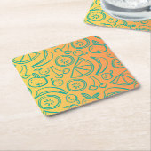 Obst Rechteckiger Pappuntersetzer (angewinkelt)