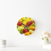 Obst Runde Wanduhr (Zuhause)