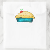 Obst Runder Aufkleber (Tasche)