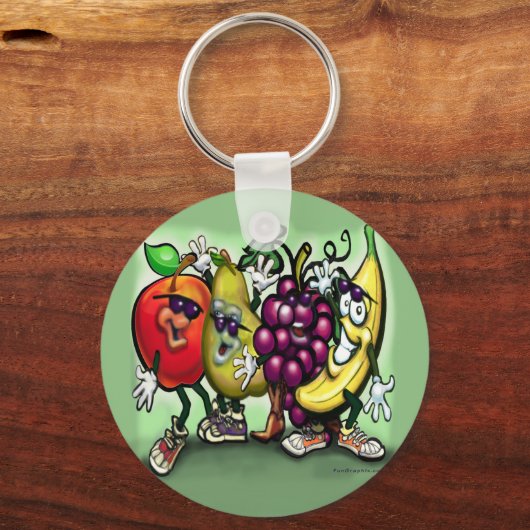 Obst Schlüsselanhänger (Vorderseite)