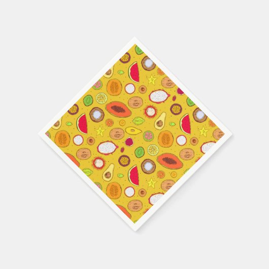 Obst Serviette (Ecke)