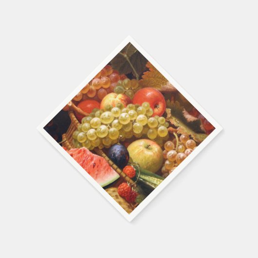 Obst Serviette (Ecke)