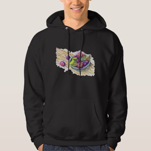 Obst Stillleben Hoodie (Vorderseite)
