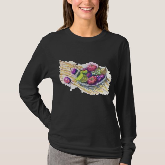 Obst Stillleben T-Shirt (Vorderseite)