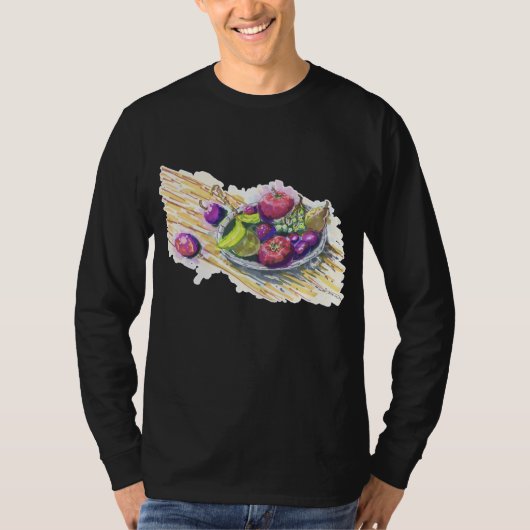 Obst Stillleben T-Shirt (Vorderseite)