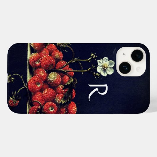 OBST, STRAWBERRIES UND STRASSENBURG-BLUME Case-Mate iPhone HÜLLE (Rückseite (Horizontal))