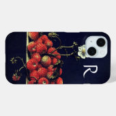OBST, STRAWBERRIES UND STRASSENBURG-BLUME Case-Mate iPhone HÜLLE (Rückseite (Horizontal))