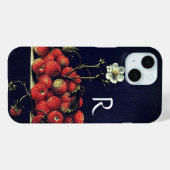OBST, STRAWBERRIES UND STRASSENBURG-BLUME Case-Mate iPhone HÜLLE (Rückseite (Horizontal))