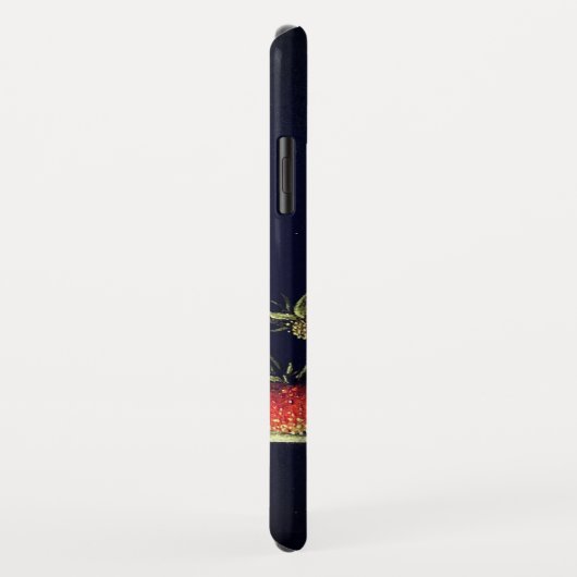 OBST, STRAWBERRIES UND STRASSENBURG-BLUME Case-Mate iPhone HÜLLE (Hinten/Rechts)