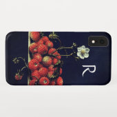 OBST, STRAWBERRIES UND STRASSENBURG-BLUME Case-Mate iPhone HÜLLE (Rückseite (Horizontal))