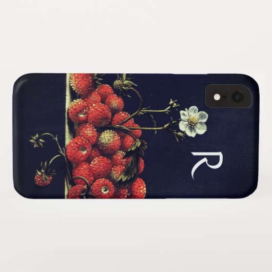 OBST, STRAWBERRIES UND STRASSENBURG-BLUME Case-Mate iPhone HÜLLE (Rückseite (Horizontal))