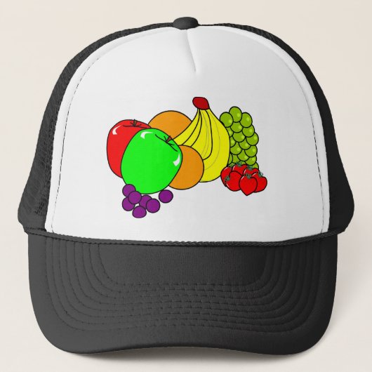 Obst Truckerkappe (Vorderseite)