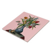 OBST/TULIPS DER SAISON IN VASE AND PEAR FLIESE (Seite)