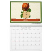 Obst und Beeren Vintag Botanisch 2026 Kalender (Feb 2027)