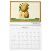 Obst und Beeren Vintag Botanisch 2026 Kalender (Mär 2027)