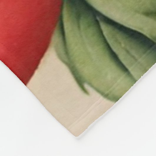 Obst und Blume aus dem Italienischen Garten Fleecedecke (Ecke)