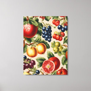 Obst und Blume aus dem Italienischen Garten Leinwanddruck