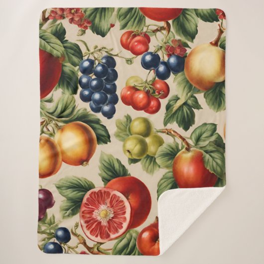 Obst und Blume aus dem Italienischen Garten Sherpadecke (Vorderseite)