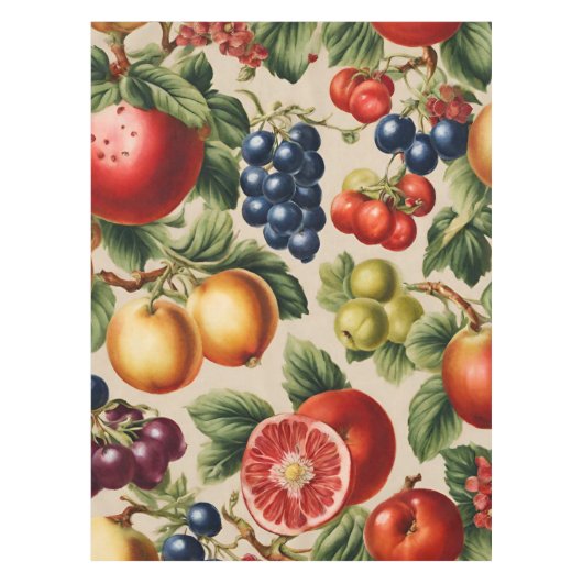 Obst und Blume aus dem Italienischen Garten Tischdecke (Vorderseite)