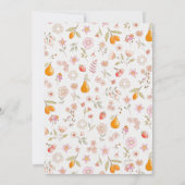 Obst und Blume aus Weißrussland Einladung (Rückseite)