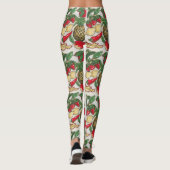 Obst und Gemüse Appliqué Leggings (Rückseite)