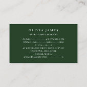 Obst und Gemüse Bauer Ernährung Diätetiker Visitenkarte (Rückseite)