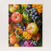 Obst und Gemüse der Schokolade Puzzle (Vertikal)