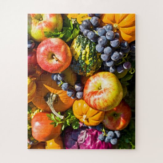 Obst und Gemüse der Schokolade Puzzle (Vertikal)