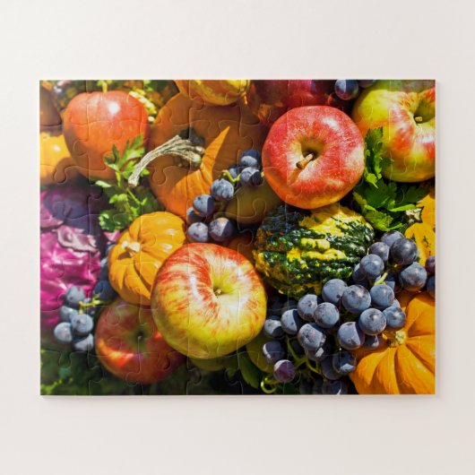 Obst und Gemüse der Schokolade Puzzle (Horizontal)