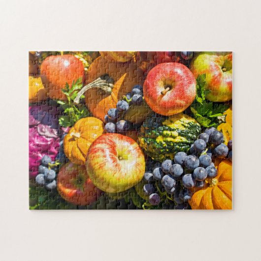 Obst und Gemüse der Schokolade Puzzle (Horizontal)
