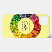 Obst- und Gemüse Farbrad (12 Farben) Case-Mate iPhone Hülle (Rückseite (Horizontal))