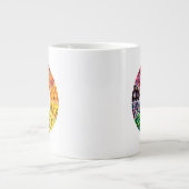 Obst- und Gemüse Farbrad (12 Farben) Jumbo-Tasse (Vorderseite)