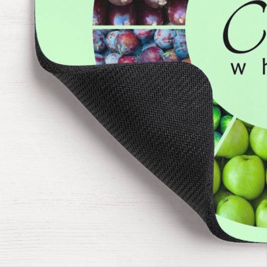 Obst- und Gemüse Farbrad (12 Farben) Mousepad (Ecke)