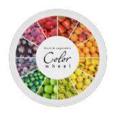 Obst- und Gemüse Farbrad (12 Farben) Schneidebrett (Vorderseite)
