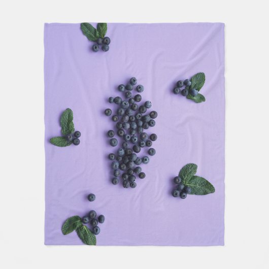 Obst und Gemüse Fleecedecke (Vorderseite)
