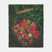 Obst und Gemüse Fleecedecke (Vorderseite)