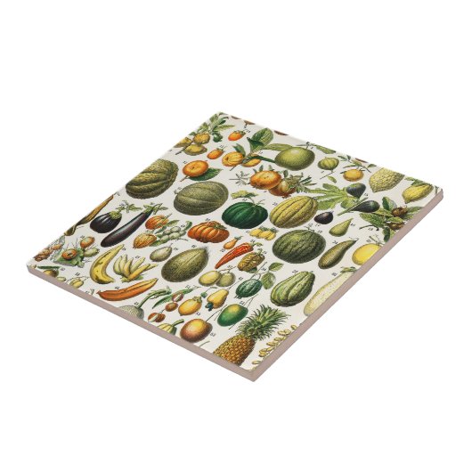 Obst und Gemüse  Fliese (Seite)