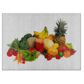 Obst und Gemüse: Glasschneidebrett Schneidebrett (Vorderseite)