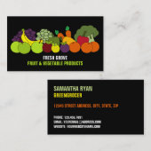Obst und Gemüse, Greengroceres, Visitenkarte (Vorne/Hinten)