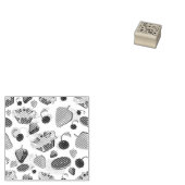 Obst und Gemüse Gummistempel (Stempel)