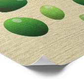 Obst und Gemüse im Herbst Poster (Ecke)