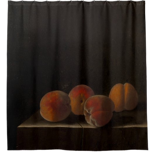 Obst und Gemüse in Farbe Duschvorhang (Vorderseite)