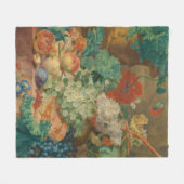 Obst und Gemüse in Farbe Fleecedecke (Vorderseite (Horizontal))